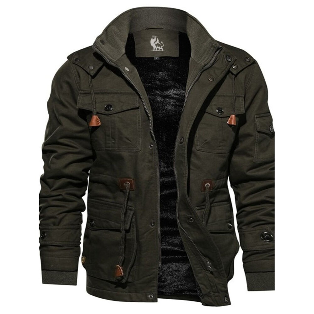 Men's David Outwear NWT Survival Cotton Jacket in Olive Green
